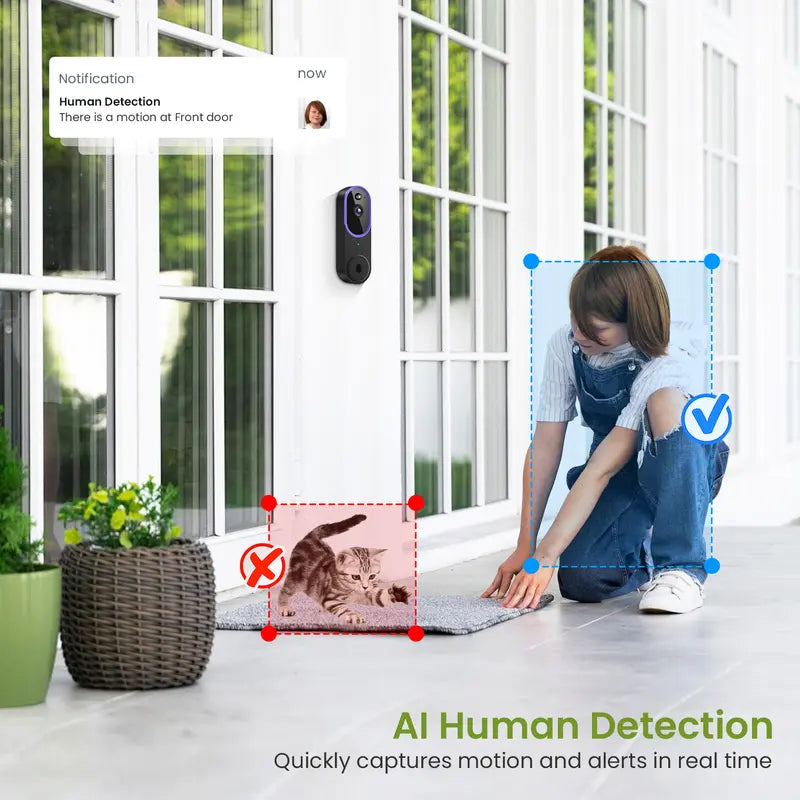 Smart Wireless Video Doorbell Camera - Image 3