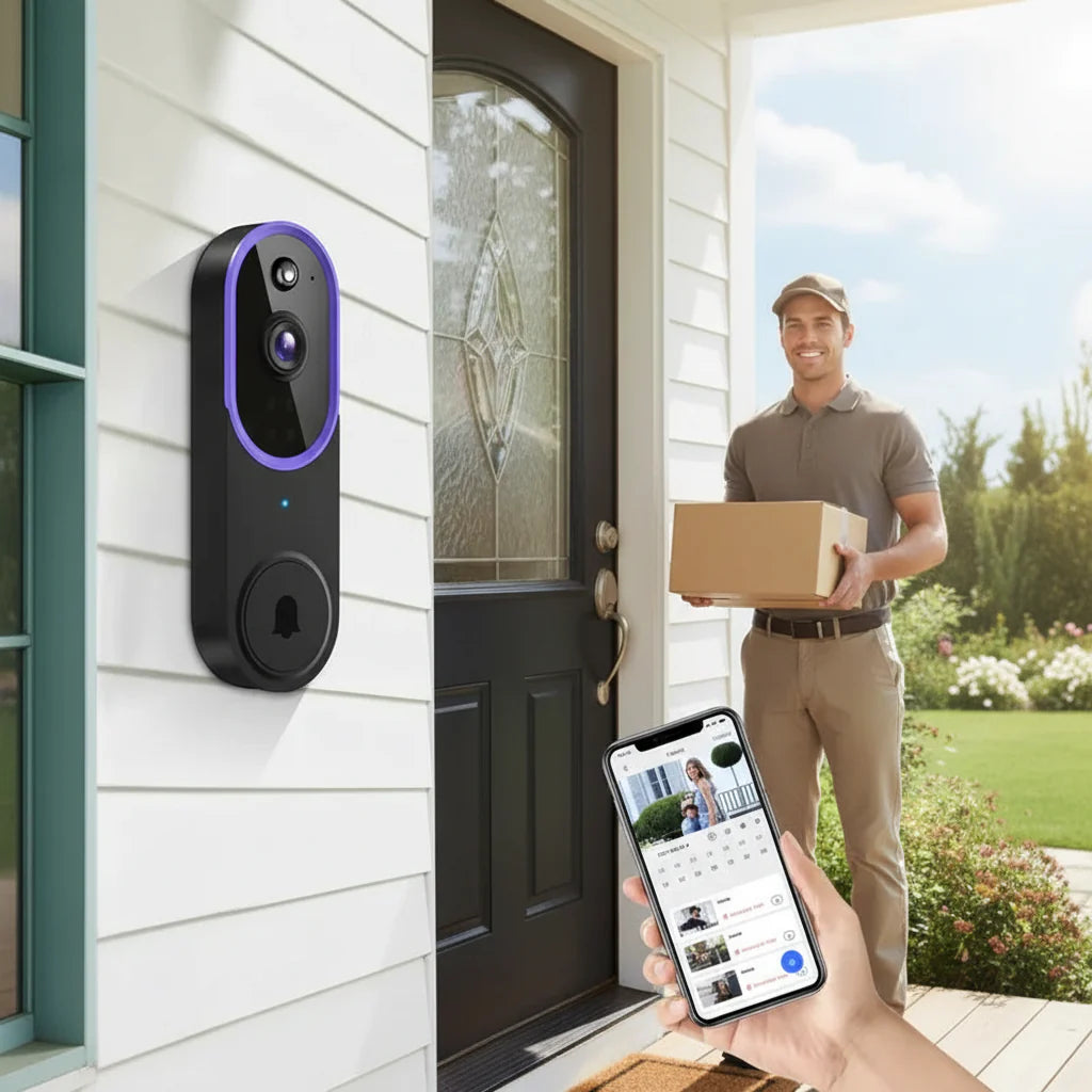 Smart Wireless Video Doorbell Camera