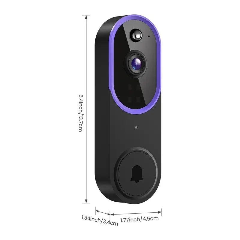 Smart Wireless Video Doorbell Camera